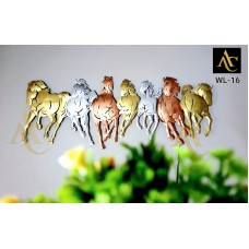 7 Horses Wall Hanging with LED Wall Decor - Home Decor