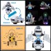 Aeroplane Deformation Robot Toy with Light for Kids