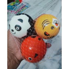 Animal Print Soft Balls Set of 3