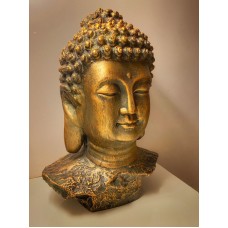 Antique Buddha Bust Statue - Home Decor