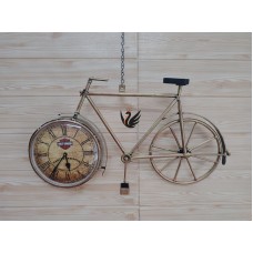 Antique Cycle Wall Clock Hanging - Home Decor