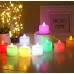 Battery Operated LED T Light Candles Multicolor Set of 24
