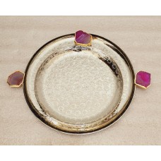 Beautiful High Lustre Aluminum Trays Round - Wedding