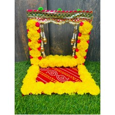 Bhagwan Singhasan Floral Theme