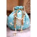 Bridal Potlis Zardosi Beads Diamond Handwork With Tassels