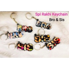 Bro Sis Rakhi Special Keychain