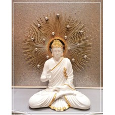 Buddha And Golden Mirror Combo