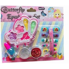 Butterfly Shape Makeup Kit With Nail Art - Gifts for Girls