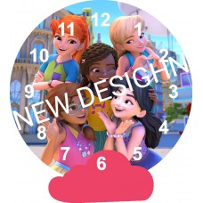 Cartoon Kids Personalised Wall Clock 