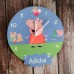 Cartoon Kids Personalised Wall Clock 