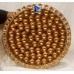 56 Bhog and Laddu Special traditional Thali Gold Color- 1 Piece