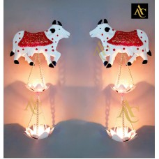 Cow Chain With Lotus- Home Decor