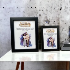 Customised Anniversary Table Frame -  Anniversary Gifts