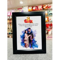 Customised Anniversary Table Top Frame - Anniversary Gifts