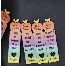 Customised Bookmark Teacher's Day Special With Personalised Name - Teacher's Day Gifts