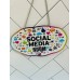 Customised Cartoon Name Plate With Chain Kids Room Decor 