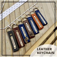 Customised Leather Keychain