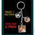 Customised Metallic Multi Photo Both Side Keychain - Birthday/Anniversary Gift