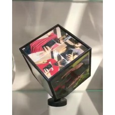 Customised Rotating Cube With Pictures