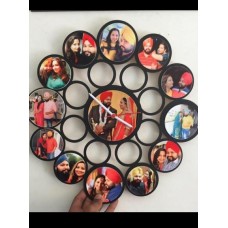 Customised Round Inner Circles Wall Clock 15 Inch - Occasional Gifts