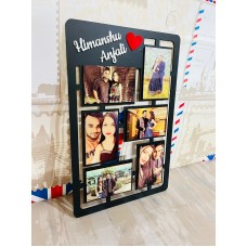 Customised Wall MDF Frame With Acrylic Finish - Gift for Birthday Anniversary
