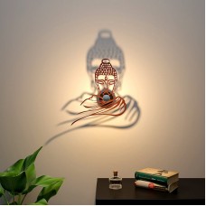 Customised Wall Shadow LED Frame Buddha 13 x 18 Inches - Home Decor Gifts