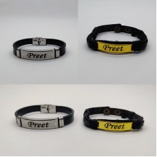 Customize Leather Bracelet