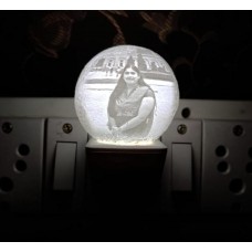 Customized 3D Mini Moon Magic Photo Night Lamp Plug Socket Type - Occasional Gifts