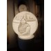 Customized 3D Mini Moon Magic Photo Night Lamp Plug Socket Type - Occasional Gifts