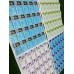 Customized Name Slips Labels For School Note Books Kids 