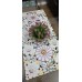 Cut work Self Silk Full Embroidery Dining table Runner with Beautiful Border Designing - Dining Gifts