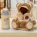 Cute Design Stainless Steel Hot And Cold Bottle Bear With Dress Kids Gifting 