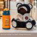 Cute Design Stainless Steel Hot And Cold Bottle Bear With Dress Kids Gifting 