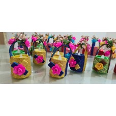 Decorated Basket Candles