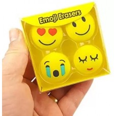 Emoji Eraser Pack of 4 with Set of 2 Packs - Birthday Return Gifts