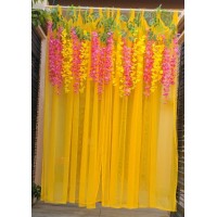 Festive Flower Hanger with Curtain - Decorative Gifts