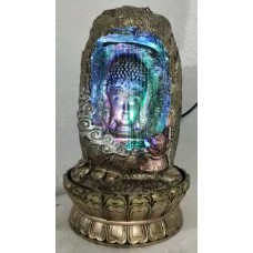 Resin Buddha Antique LED Fountains Home Decor 15 Inches