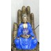 Resin Buddha Antique LED Fountains Home Decor 15 Inches