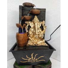 Ganesha and Buddha Fountains Home Office Decor