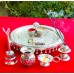 German Silver Antique Elephant Trunk Pooja Set
