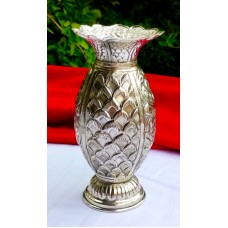 German Silver Antique Flower Pot Vase Set of 2 - Home Decor Gifts