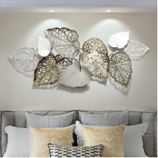 Gold And Silver Leaves Wall Decor