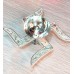 Gold and Silver Plated Swastik Diya for Return Gifts Set of 10