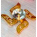 Gold and Silver Plated Swastik Diya for Return Gifts Set of 10