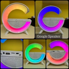 Google Speaker G Shape Speaker Smart Light Bluetooth Speaker With Wireless Charging