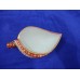 Hand Made Shankh Shaped Kundan Meenakari White Makrana Marble Dry Fruit Boxes Decorative Platter Set of 2 - Return Gifts