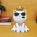 Handicraft Polyresin Dollar Cat Table Decor - Home decor