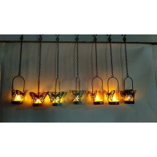 Hanging Tea light stand with Jali butterfly