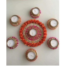 Rangoli Tea light set