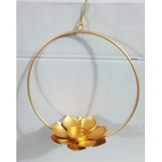 Hanging lotus with ring